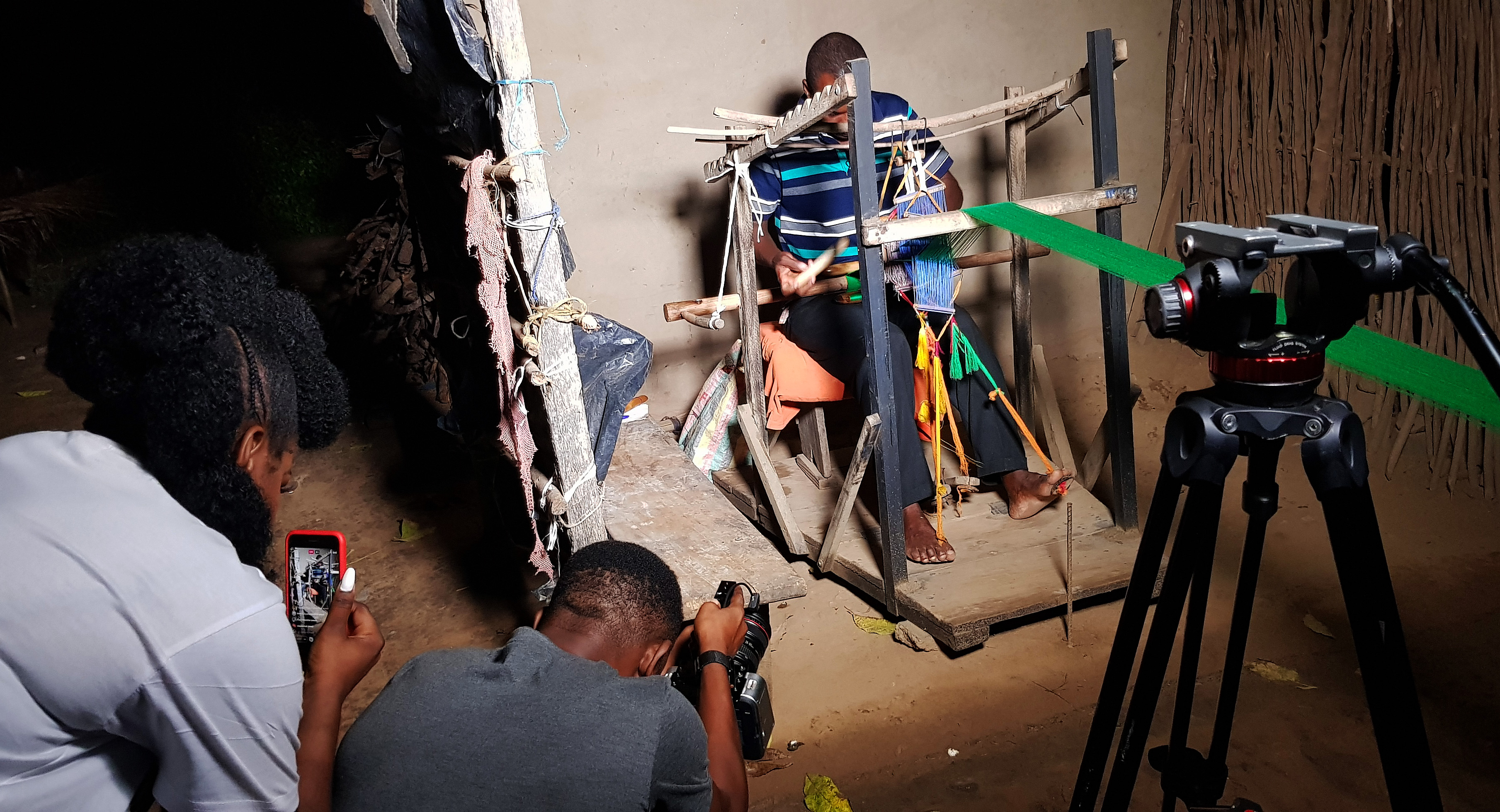 The Kente Weaver 3 - BEHIND THE SCENES PICTURES