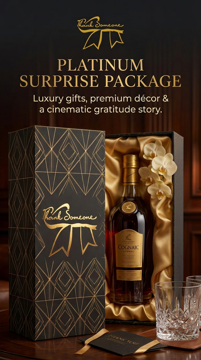 Thank Someone Platinum Package Instagram Story 1 - Book Your Surprise Event