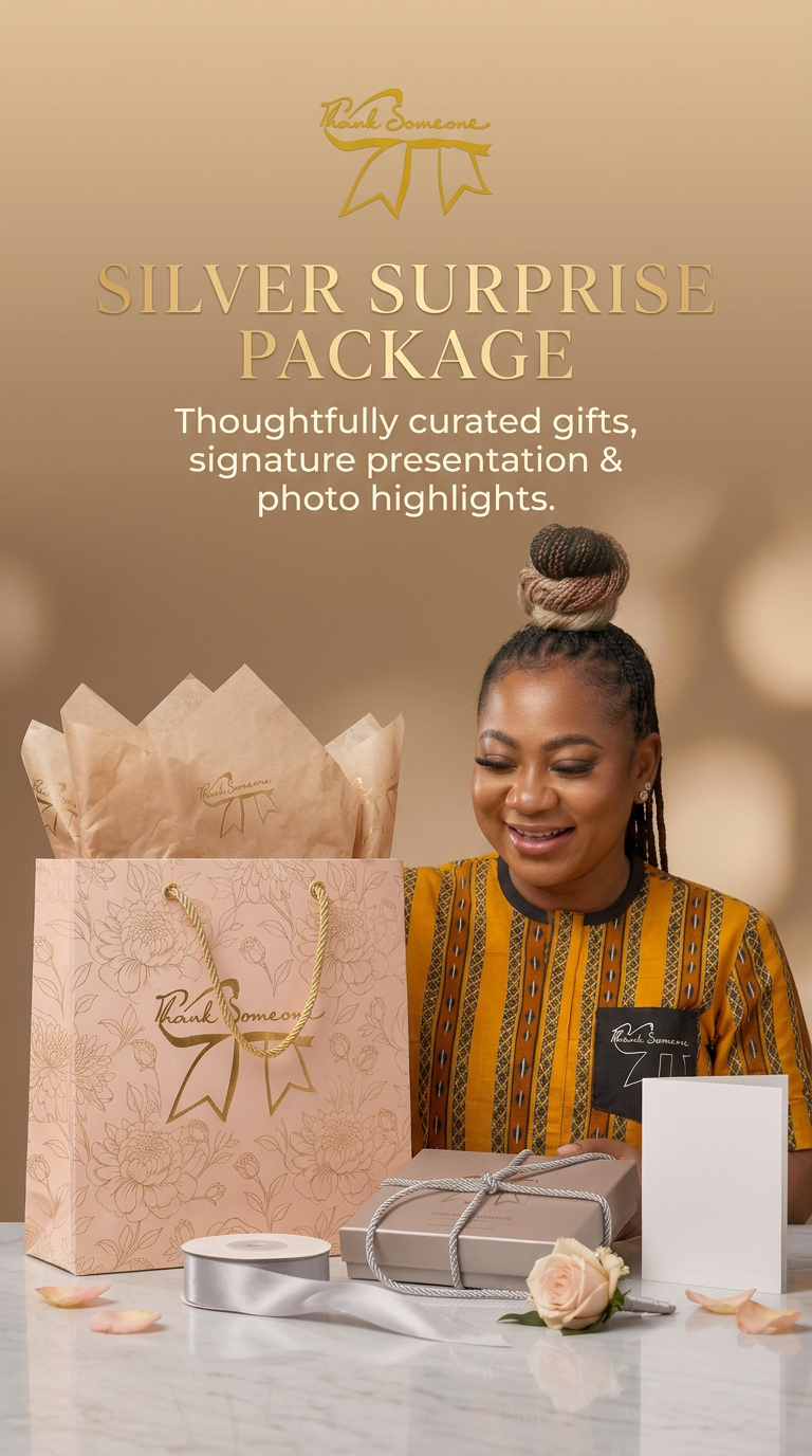 Thank Someone Silver Package Instagram Story 1 - Book Your Surprise Event